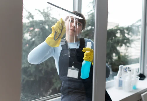 Nettoyage de vitres intérieures et extérieures à Porcelette